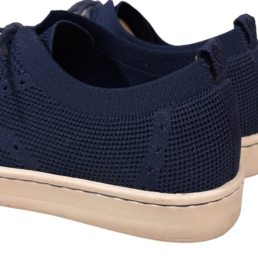 Born Men’s Bearse Brogue Wingtip with Sporty Navy Knit Lace Up Shoe Sz 9.5M - Picture 8 of 12